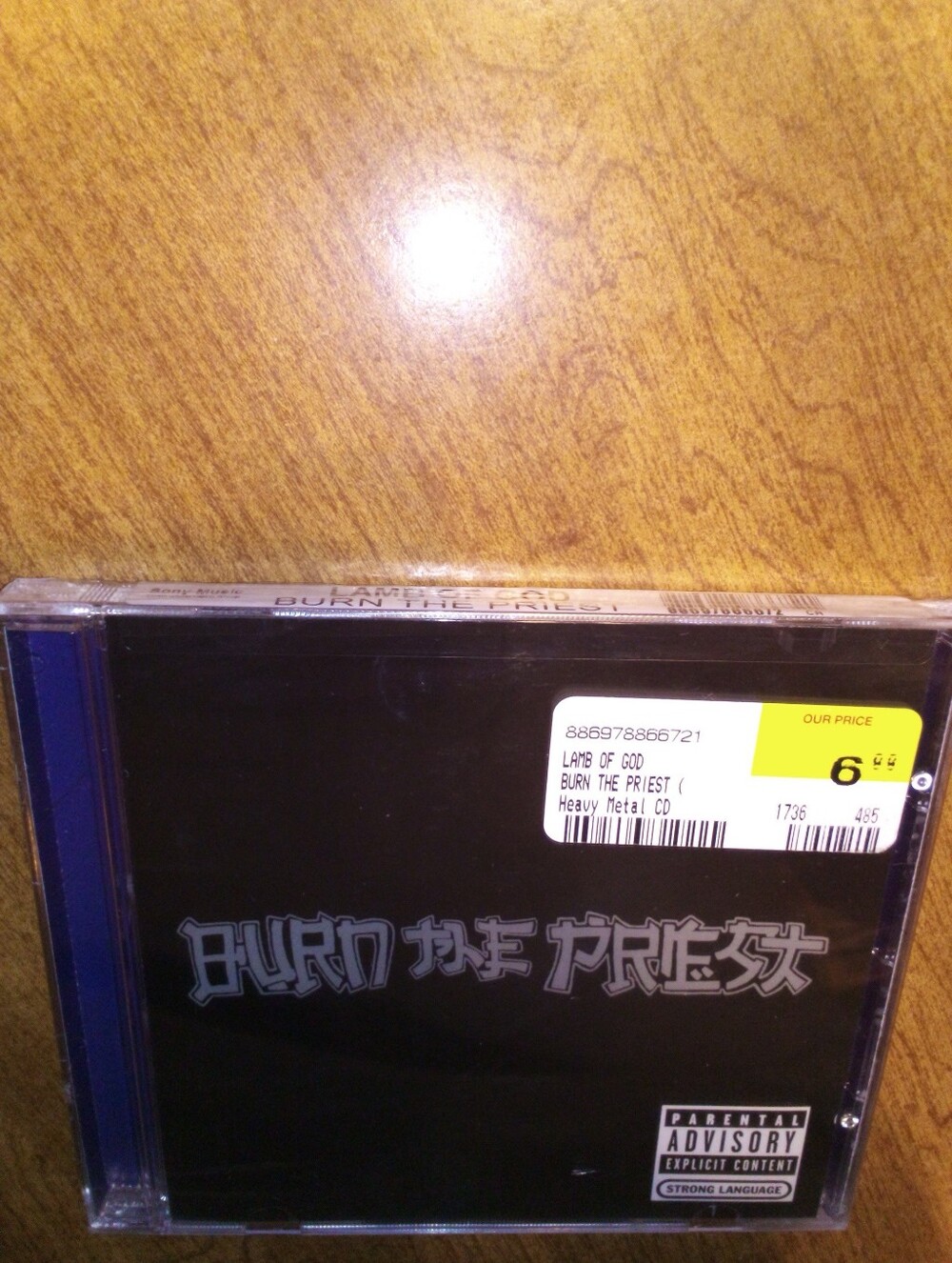 Burn The Priest (Lamb Of God) Epic/Sony Records 2005 CD Sealed